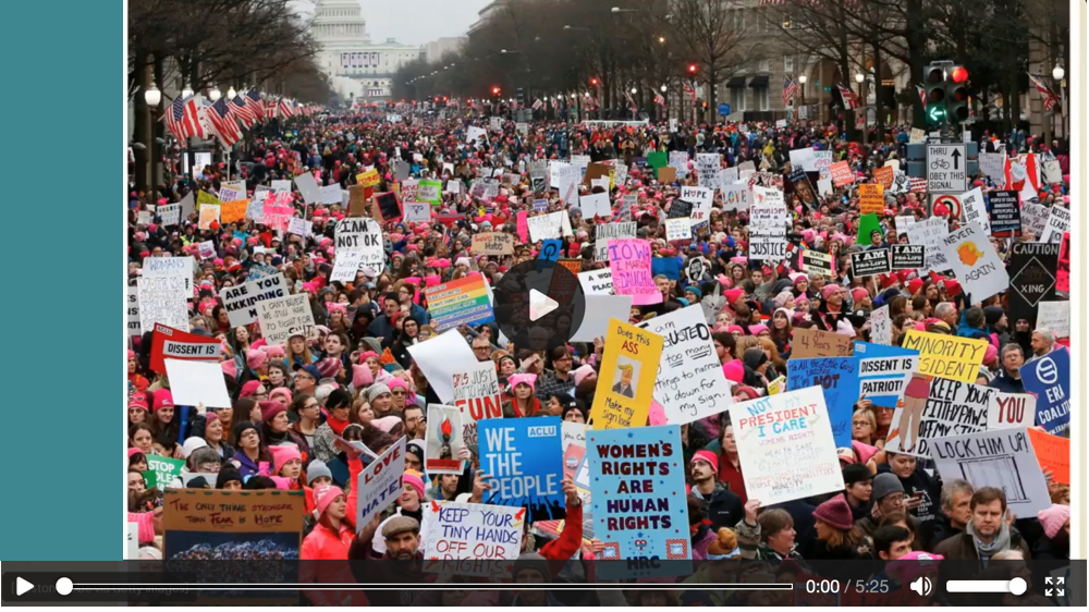 Voters marching for direct democracy